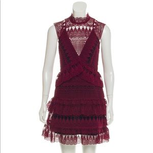 Self Portrait Lace Mini Dress